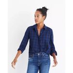 Madewell  Wrap Front Shirt in Arion Plaid Photo 10