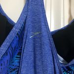 Speedo Blue Heather Racerback Tankini Top Photo 4