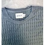 Pact Gray Cable Knit Sweater Women’s M Organic Cotton Pullover Boxy Tunic Size M Photo 1