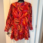 Farm Rio Banana Juice Collared Orange Red & Pink Mini | M Photo 7