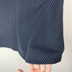 Betabrand  Work It Skort Navy Blue Pinstripe A-Line Skirt Sz Small Casual Career Photo 8
