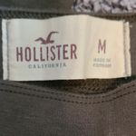 Hollister  BROWN KNIT LEGGINGS WITH NEON CONTRAST ZIPPER ANKLES MEDIUM Photo 8