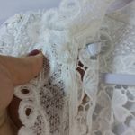 Asilio  The Mind Fall Top White Lace Crop Topper Size 4 Photo 7