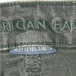 American Eagle  Women's Black Skinny Jeans Size 14 Long Stretch Mid Rise Photo 7