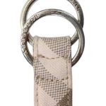 Burberry Womens Light Pink Novacheck Plaid Fabric
Skinny D Ring Belt Size 28 Photo 2