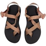 Chacos Chaco Z/Cloud Strappy Sandals Metallic Rose Size 7 Vacation Outdoor Athleisure Photo 2