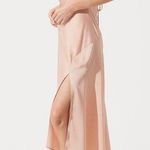 ASTR the Label Cowl Slip Midi Dress Size L NEW Photo 0