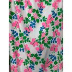 Lilly Pulitzer The Lilly Vintage 1970s Floral Butterfly Tiered Midi Skirt Large Photo 3
