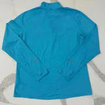 Nike Dri Fit 1/4 Zip Pullover Blue Activewear Shirt Womens Large Workout Running Photo 6