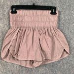 FP Movement Sz Small the way home lined high waist boxer style activewear shorts Pink Photo 0