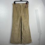 Levi's Ribcage Bell Bottom Corduroy Pants 30 High Waist Flare Tan NWT Retro‎ 70s Photo 2