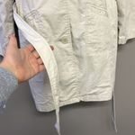 Old Navy Vintage Cream Women’s Long Sleeve Button Down Trench Coat w/ Belt-Large Photo 6