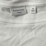 Babaton  Aritzia White Crew Neck Short Sleeve T Shirt Medium Everyday Essential Photo 2