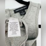 Something Navy 🆕 NWT  Bodysuit Grey Light Heather Top Sleeveless Button Back XL Photo 14