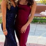 Blue sequin formal maxi dress Size XS Photo 0