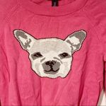 Gap Size Medium Pink English Bulldog Crewneck Cotton Crewneck Sweater Photo 2