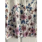 Lascana Women's 6 White Floral Blouse Cottagecore Feminine 3/4 Sleeve Fairy Black Photo 1