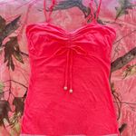 Anchor Blue y2k beachy coral pink beaded cami  Photo 4