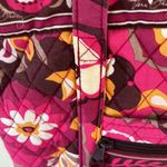 Vera Bradley  Dark Pink/ Brown Floral Tote & Wallet Photo 5