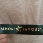 Zumiez Almost Famous pink pastel tassel tie cardigan size large Photo 7