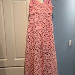 ASTR Pink Lace Summer Dress Photo 4