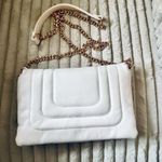 Sondra Roberts Squared White/Gold Crossbody Bag Photo 8