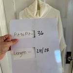 Free People Layer Cake oversized white sweater size medium Photo 11