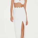 NWT VIX Firenze Imani midi skirt White Photo 1
