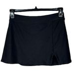 Old Navy  Medium Swim Skirt Skort Stretch Slit Attached Briefs Quick-Dry Black Photo 0