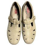 SAS Roamer Shoes Womens 10 Beige Moccasin Leather Slip On Adjustable Comfort Tan Photo 2