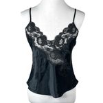 Victoria's Secret Victoria’s Secret Vintage Gold Label Spaghetti Strap Pajama Top Black Medium Photo 6