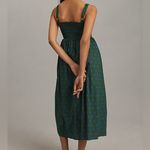 Anthropologie Pinnacle by Shruti Sancheti Smocked Midi
Dress green polka dot L Photo 4