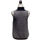 Foxcroft  sweater vest.  Black/gray twill. Medium Photo 3