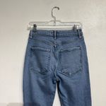 AGOLDE Blue Riley Distressed Cropped Straight Leg Jeans Sz 26 Photo 8