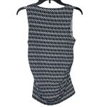 White House | Black Market White House Black Market Women's Top Geometric Ruched Sleeveless Keyhole Small Photo 7