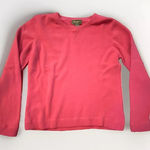 Eddie Bauer  Lambswool Sweater Woman’s M Pink Pullover Preppy Y2K Soft Knit Top Photo 0