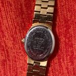 Women’s gold plated stainless steel genuine diamond dial quartz ELGIN watch! Photo 4