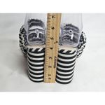 Raye  Revolve Mimi Striped Black Strappy Heeled Mules Womens Size 8.5 Photo 4