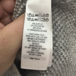 Christian Siriano NY Gray Plaid Wool Blend Cowl Neck One Button Sweater XL White Photo 3