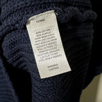 Melrose and Market ‎ Sleeveless Sweater Dress Navy Blue Womens Small Crochet Cotton Photo 3