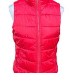 Aerie Fit Puffer Vest Hot Pink Size Medium Photo 0