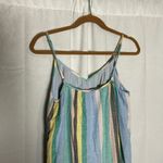 Rails Ari Jamaica Stripe Dress Sleeveless Mini Rayon Linen Blend Size XS Photo 2