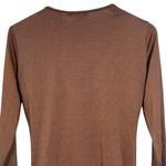 Boohoo  Brown Slinky Long Sleeve Dress Size 14 US Womens Photo 8