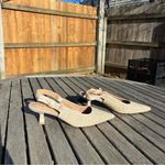 A New Day Women's Milan Slingback Heels -  size 8 wedding guest pearl spring Photo 2