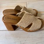 Steve Madden  NIB Sunkissed Raffia Platform Block Heel Sandals Size 8 Photo 4