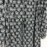 Boden USA Boden Easy Yoke Mini Jersey Dress Black Petal Blossom Long Sleeve Size 8 Photo 8