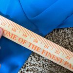 Lady‎ Carol vintage long sleeve dress blue lace trim Size M Photo 8