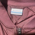 Columbia Jacket Womens Size Medium Purple Stretch Quilted Burgundy Coat Photo 1