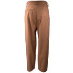 Commense Women's Brown High Waist Straight Wide Leg Trousers Dress Pants Size M Size M Photo 2