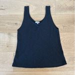 LNA  - Ribbed Sleeveless Tank Top in Black Photo 0